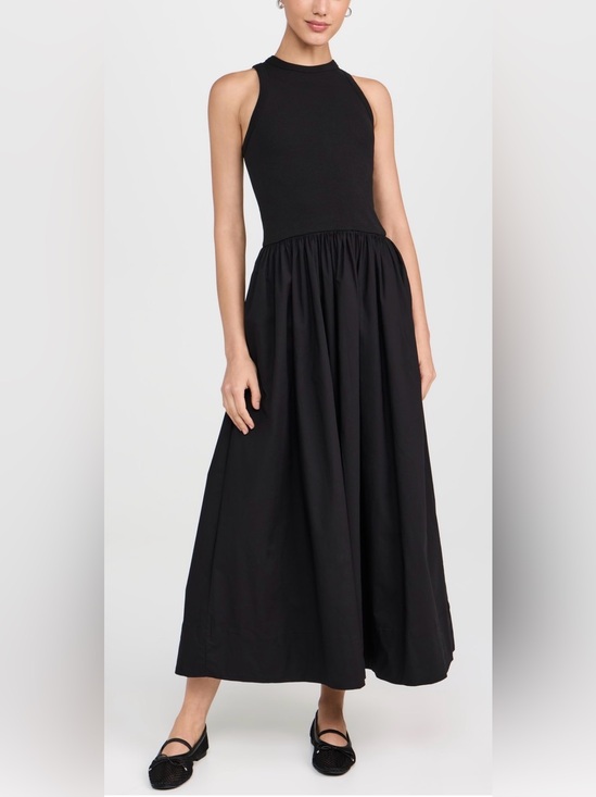 Sold Out Nyc Dresses & Skirts - Soldout. NYC The RSVP Dress in Black Sleeveless Maxi Dress with Gathered Skirt